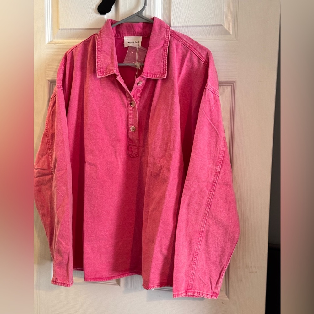 Andree by Unit Women’s Pink Long Sleeve Shirt